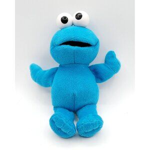 Vintage Sesame Street Cookie Monster Plush 10" Fisher Price Mattel 2002